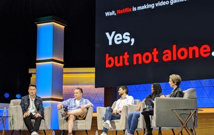 Chris Lee, director de juegos interactivos de Netflix estuvo entre los presentas.