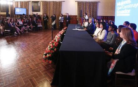 La decisión se dio a conocer durante el acto por el Día Internacional de la Mujer en Carondelet.