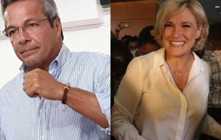 Jimmy Jairala y Cynthia Viteri compiten por el cabildo porteño.