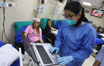 Solca Guayaquil. Es el primer hospital en el país que ha implementado la plataforma.