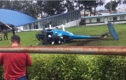 Los hechos ocurrieron a alrededor de las 13:30 locales en el Parque Bicentenario, en el norte de la ciudad, cuando la aeronave se encontraba en un sobrevuelo.