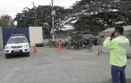 Exteriores de la Penitenciaría del Litoral, lugar de donde salió la orden para atentar contra el juez.