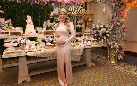 El baby shower se realizó en el hotel Hilton Colón.