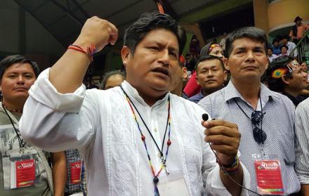 Referencial. La Conaie volvió a las calles luego de quebrar el diálogo con la presidencia de Lenín Moreno.