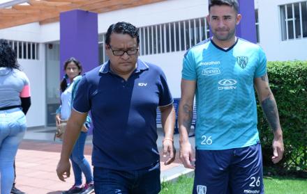 Referencial. Rueda de prensa para la presentación de Claudio Bieler, jugador de Independiente del Valle.