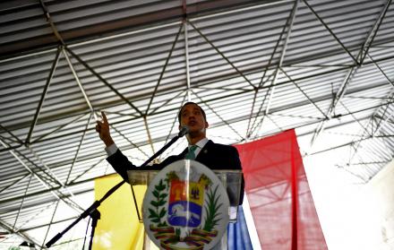 Líder opositor, Juan Guaidó.