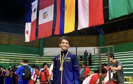 Anthony Intriago fue uno de los participantes del equipo de kumite ecuatoriano.