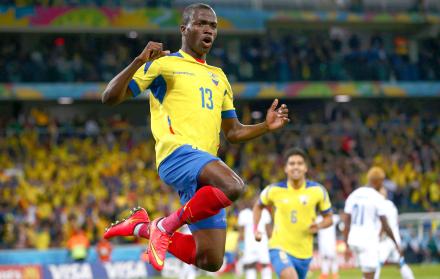 Enner Valencia, delantero de Ecuador.
