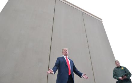 El presidente Trump decretó el pasado 15 de febrero una emergencia nacional en la frontera sur con el objetivo de conseguir los fondos que el Legislativo le había negado para financiar la construcción del muro con México.