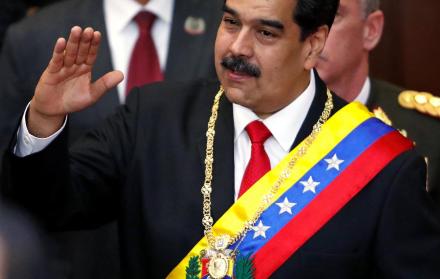 Nicolás Maduro en la apertura del año judicial en la Corte Suprema en Caracas.