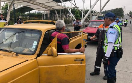 El operativo se ejecutó en la avenida Francisco de Orellana.