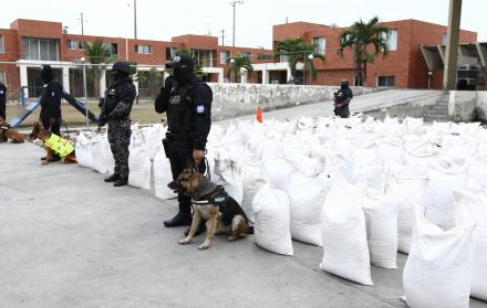 La droga iba a ser enviada a México desde el Puerto de Guayaquil