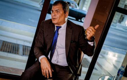 El expresidente Rafael Correa se pronunció este jueves sobre la solicitud de la Fiscalía, a la que calificó como un atentado a la seguridad nacional.