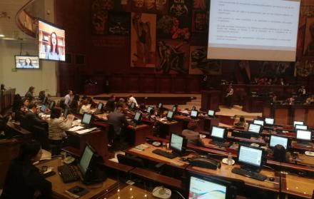 Juicio. La presidenta de la Asamblea General de las Naciones Unidas expuso su descargo desde su despacho en el organismo internacional.