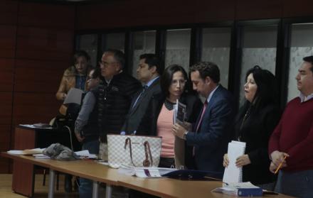 Audiencia de formulación de cargos en la Corte Nacional.