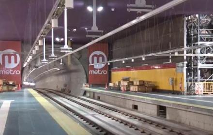 El Metro de Quito operará en el primer semestre de 2020, según constructora