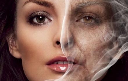 Las sustancias tóxicas del cigarrillo contribuyen a que las arrugas sean más profundas y estrechas, especialmente las que se forman en el contorno de ojos.