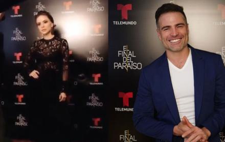 La noche del jueves se desarrolló la gala de lanzamiento de ‘El final del paraíso’, a la que acudieron Najas y Manrique.