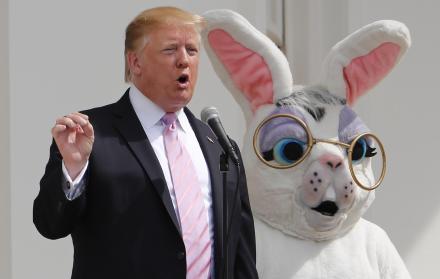 Los Trump buscan huevos de Pascua en la Casa Blanca junto a 30.000 invitados