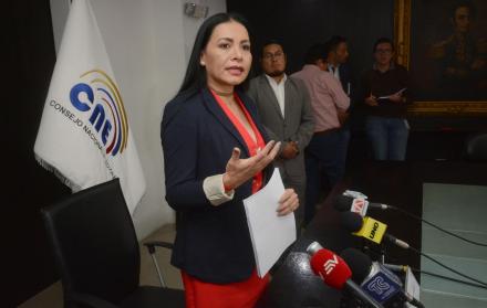 La presidenta del CNE, Diana Atamaint, expondrá las acciones implementadas desde el organismo respecto a la denuncia de aportes económicos a la campaña de Alianza PAIS.