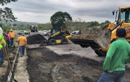 Mientras se ejecutan las obras, hay restricción de circulación.