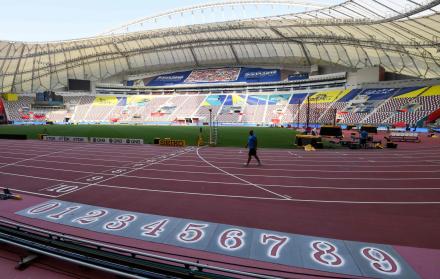 Escenario. El Estadio Internacional Khalifa, ubicado en Doha, instaló un sistema de refrigeración para combatir las altas temperaturas, sin embargo el mismo ha generado críticas por cuestiones medioambientales.