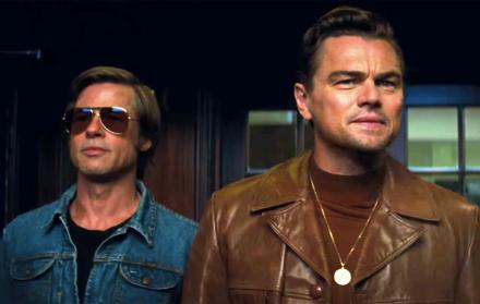 Brad Pitt y Leonardo DiCaprio, protagonistas de Once Upon a Time in Hollywood.