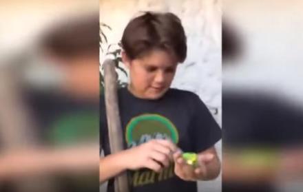 Renato Barrera presentó a su nueva mascota