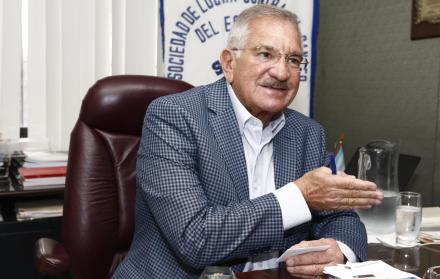 José Jouvín, presidente de la Sociedad de Lucha Contra el Cáncer del Ecuador (Solca).