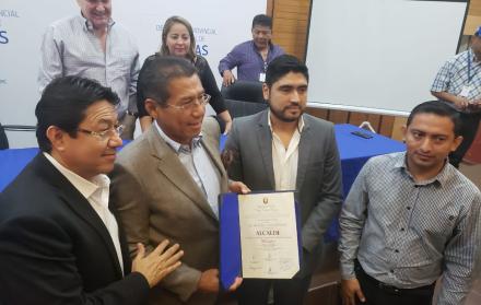 Francisco Asán es uno de los cuatro alcaldes de Guayas que no recibieron sus credenciales el pasado 10 de mayo.