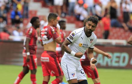 Los últimos tres goles del delantero uruguayo llegaron en el tramo final de cotejo.