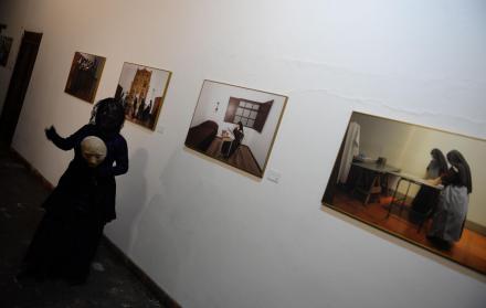 Escenas. Los actores contaron las anécdotas e historias del convento durante los días de la exposición.
