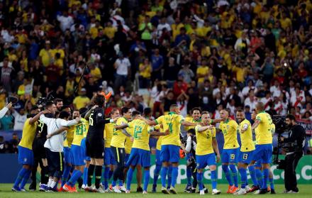 Brasil celebra el triunfo de la Copa América.