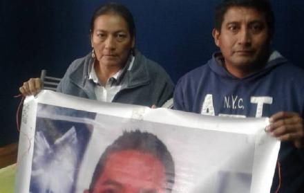 Búsqueda. Gloria Gavilánez tiene nueve meses buscando a su hijo.