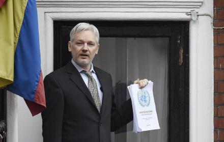 Assange está refugiado en la embajada de Ecuador en Londres desde junio de 2012.