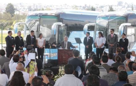 El presidente Lenín Moreno anuncia afiliación al IESS de transportitas.