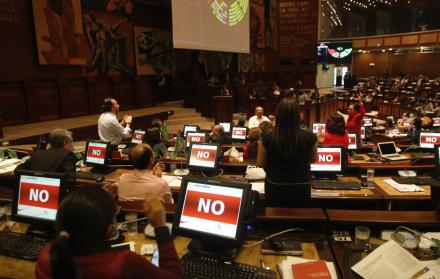 La moción no alcanzó los votos necesarios.