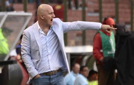 Referencial. Pablo Repetto, técnico de Liga de Quito, se dispone a armar un equipo lleno de jugadores lesionados.