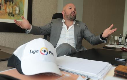 El documento presentado por LigaPro fue está firmado por su presidente Miguel Ángel Loor.