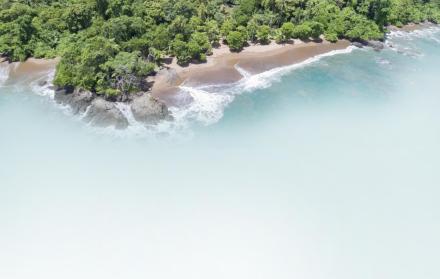 Área protegida. Vista aérea del parque de Corcovado, un parque nacional que concentra el 2,5 por ciento de la biodiversidad mundial. 
