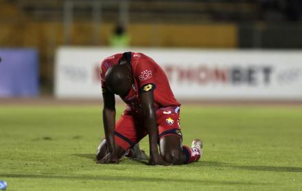 De Jesús, lamentando la derrota final.