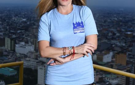 Doménica Tabacchi, exvicealcaldesa de Guayaquil, fue la primera inscrita para este evento tradicional por las fiestas julianas.
