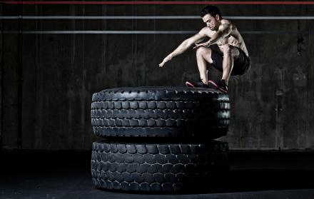 Entrenamiento de crossfit.