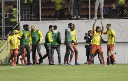 Encuentro entre Aucas y Barcelona el 23 de noviembre de 2019.