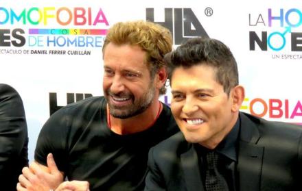 Gabriel Soto y Ernesto Laguardia, dos de los famosos que vendrán a Ecuador en octubre.