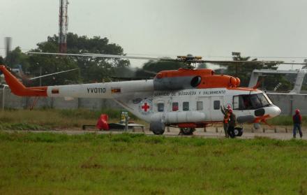 Imagen referencial. Helicóptero de la Curz Roja.