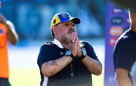 Maradona está en juicio con Claudia Villafañe, su exesposa y madre de dos de sus hijas, Dalma y Gianinna.