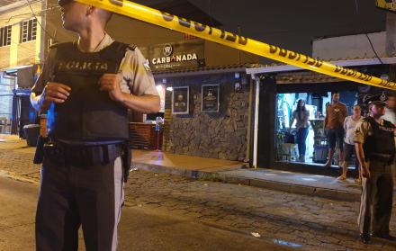 En este lugar fue asesinado el hombre de 41 años.