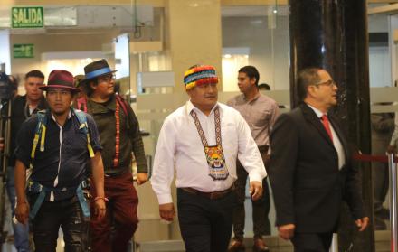 Jaime Vargas, presidente de la Conaie.