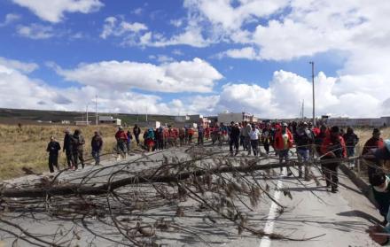 Protestas no paran en Chimborazo